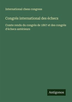 Cover Congrés international des échecs