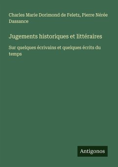 Cover Jugements historiques et littéraires