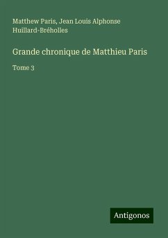 Cover Grande chronique de Matthieu Paris