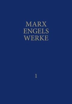 Cover MEW / Marx-Engels-Werke Band 1