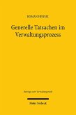 Generelle Tatsachen im Verwaltungsprozess