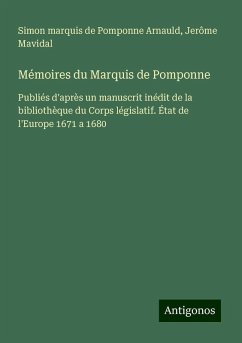 Mémoires du Marquis de Pomponne Cover Mémoires du Marquis de Pomponne