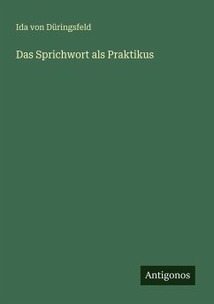 Cover Das Sprichwort als Praktikus