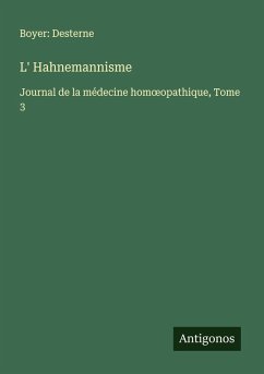 Cover L' Hahnemannisme