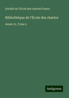Cover Bibliothèque de l'École des chartes