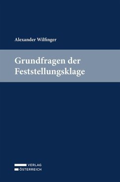Cover Grundfragen der Feststellungsklage