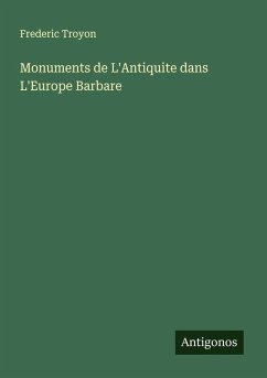 Cover Monuments de L'Antiquite dans L'Europe Barbare