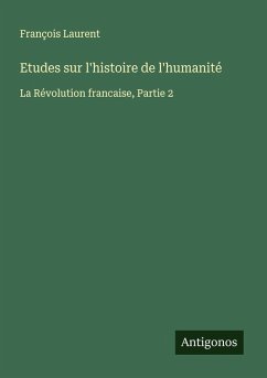Cover Etudes sur l'histoire de l'humanité