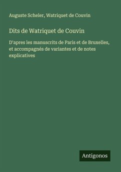 Cover Dits de Watriquet de Couvin