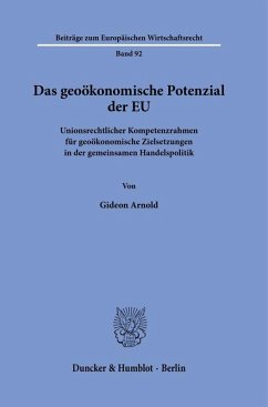 Cover Das geoökonomische Potenzial der EU