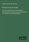 Histoire civile de l'armée