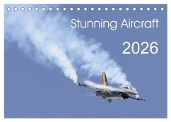 Stunning Aircraft (Desk Calendar 2026 DIN A5 landscape), CALVENDO 12 Month DeskCalendar