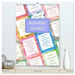 Cover Inspiring sayings (High Quality Premium Wall Calendar 2026 DIN A2 portrait),CALVENDO 12 Month Wall Calendar