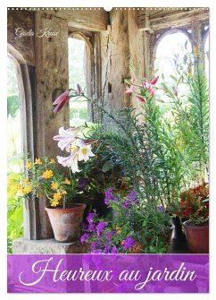 Cover Heureux au jardin (Calendrier mural 2026 DIN A2 horizontal), CALVENDO calendrier mensuel