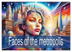 Cover Faces of the metropolis (Wall Calendar 2026 DIN A2 landscape), CALVENDO 12 Month Wall Calendar