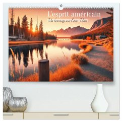 L'esprit américain - Un hommage aux États-Unis. (Calendrier mural 2026 DIN A2 vertical) calendrier de bureau L'esprit américain - Un hommage aux États-Unis. (Calendrier mural 2026 DIN A2 vertical) calendrier de bureau