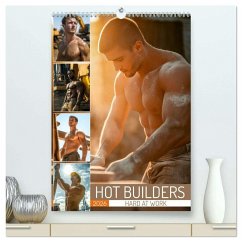 Cover Hot Builders - Hard at Work (High Quality Premium Wall Calendar 2026 DIN A2 portrait),CALVENDO 12 Month Wall Calendar