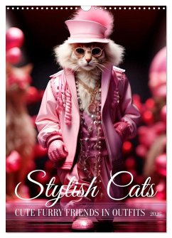 Stylish cats (Wall Calendar 2026 DIN A3 portrait), CALVENDO 12 Month Wall Calendar Cover Stylish cats (Wall Calendar 2026 DIN A3 portrait), CALVENDO 12 Month Wall Calendar