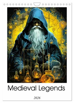 Medieval Legends (Wall Calendar 2026 DIN A4 portrait), CALVENDO 12 Month Wall Calendar