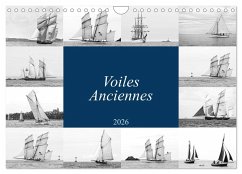 Voiles anciennes (Calendrier mural 2026 DIN A4 vertical), CALVENDO calendrier mensuel