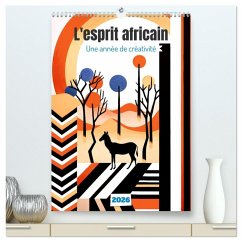 Cover L'esprit africain (Calendrier mural 2026 DIN A2 horizontal) calendrier de bureau