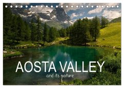 Aosta Valley and its nature (Desk Calendar 2026 DIN A5 landscape), CALVENDO 12 Month DeskCalendar