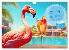 Sunny snapshots - A year of happy animals (Wall Calendar 2026 DIN A4 landscape), CALVENDO 12 Month Wall Calendar