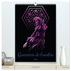 Cover Guerriers de l'ombre (Calendrier mural 2026 DIN A2 horizontal) calendrier de bureau