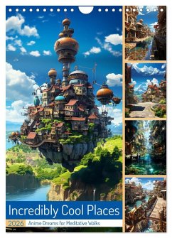 Cover Incredibly Cool Places (Wall Calendar 2026 DIN A4 portrait), CALVENDO 12 Month Wall Calendar