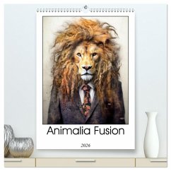 Cover Animalia Fusion (High Quality Premium Wall Calendar 2026 DIN A2 portrait),CALVENDO 12 Month Wall Calendar
