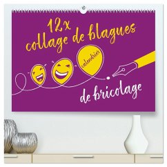 Cover 12 x collage de blagues - calendrier de bricolage (Calendrier mural 2026 DIN A2 vertical) calendrier de bureau