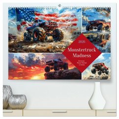 Cover Monstertruck Madness (High Quality Premium Wall Calendar 2026 DIN A2 landscape),CALVENDO 12 Month Wall Calendar