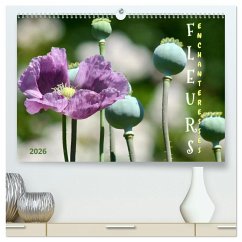 DES FLEURS ENCHANTERESSES (Calendrier mural 2026 DIN A2 vertical) calendrier de bureau