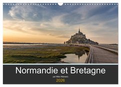Cover Normandie et Bretagne (Calendrier mural 2026 DIN A3 vertical), CALVENDO calendrier mensuel