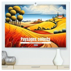 Cover Paysages colorés (Calendrier mural 2026 DIN A2 vertical) calendrier de bureau