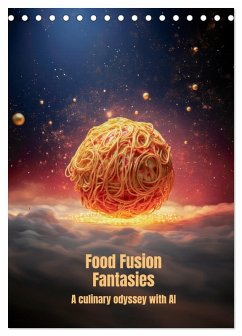 Cover Food Fusion Fantasies (Desk Calendar 2026 DIN A5 portrait), CALVENDO 12 Month DeskCalendar