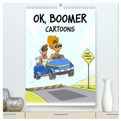 Cover OK, Boomer - Cartoons (High Quality Premium Wall Calendar 2026 DIN A2 portrait),CALVENDO 12 Month Wall Calendar