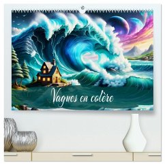 Vagues en colère (Calendrier mural 2026 DIN A2 vertical) calendrier de bureau