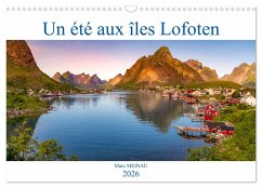 Cover Un été aux Iles Lofoten (Calendrier mural 2026 DIN A3 vertical), CALVENDO calendrier mensuel