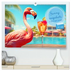 Sunny snapshots - A year of happy animals (High Quality Premium Wall Calendar 2026 DIN A2 landscape),CALVENDO 12 Month Wall Calendar