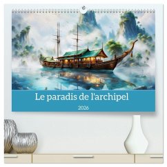 Le paradis de l'archipel (Calendrier mural 2026 DIN A2 vertical) calendrier de bureau Cover Le paradis de l'archipel (Calendrier mural 2026 DIN A2 vertical) calendrier de bureau