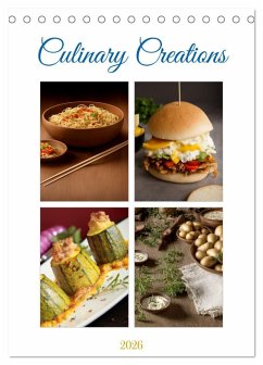 Cover Culinary Creations (Desk Calendar 2026 DIN A5 portrait), CALVENDO 12 Month DeskCalendar