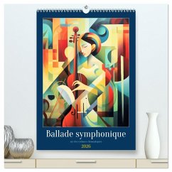Ballade symphonique (Calendrier mural 2026 DIN A2 horizontal) calendrier de bureau