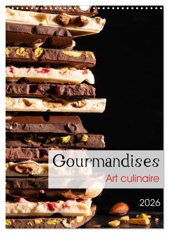 Gourmandises - Art culinaire (Calendrier mural 2026 DIN A3 horizontal), CALVENDO calendrier mensuel