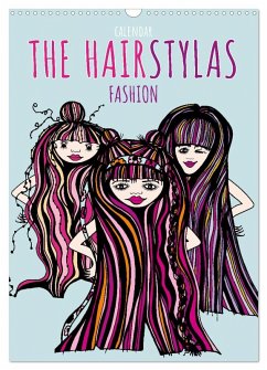 Cover The HAIRSTYLAS Fashion (Wall Calendar 2026 DIN A3 portrait), CALVENDO 12 Month Wall Calendar