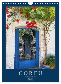 Corfu - Island of joie de vivre (Wall Calendar 2026 DIN A4 portrait), CALVENDO 12 Month Wall Calendar