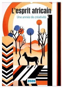 Cover L'esprit africain (Calendrier mural 2026 DIN A2 horizontal), CALVENDO calendrier mensuel
