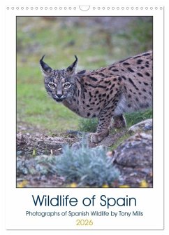 Cover Wildlife of Spain (Wall Calendar 2026 DIN A3 portrait), CALVENDO 12 Month Wall Calendar