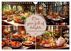 Cover One year full of delights (Wall Calendar 2026 DIN A4 landscape), CALVENDO 12 Month Wall Calendar