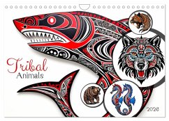 Tribal animals (Wall Calendar 2026 DIN A4 landscape), CALVENDO 12 Month Wall Calendar